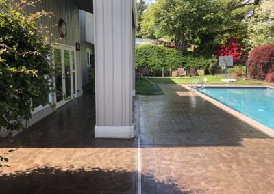 swimming pool deck stamped concrete servant industries